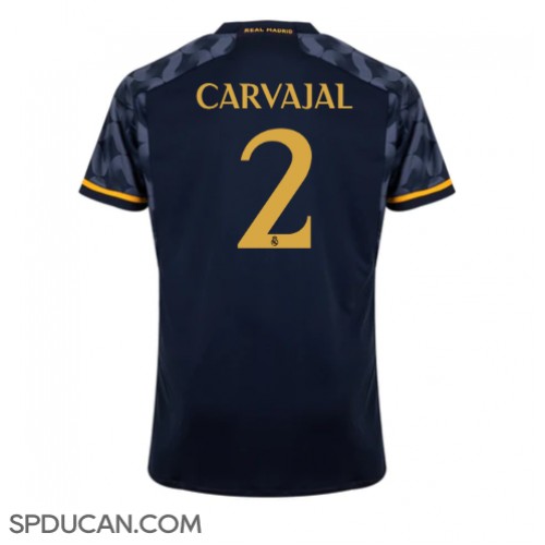 Muški Nogometni Dres Real Madrid Daniel Carvajal #2 Gostujuci 2023-24 Kratak Rukav